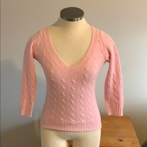 PINK CASHMERE SWEATER